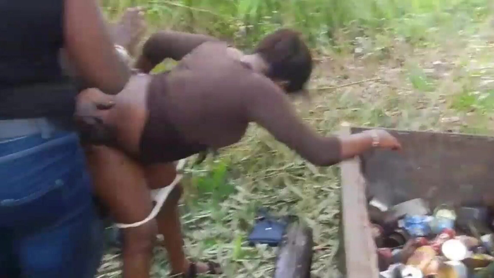 LOCAL VAGINA FUCKED BY MALAM IN THE VILLAGE BUSH AND HER SISTER