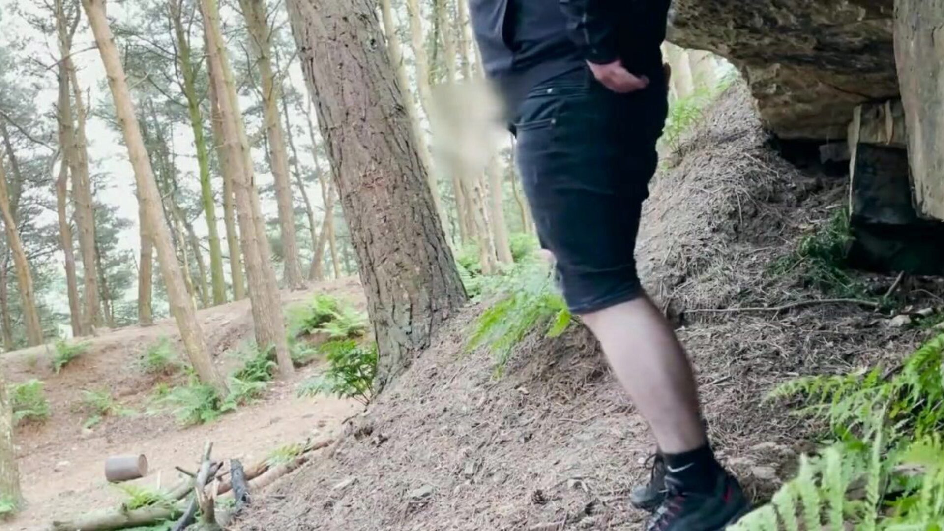 Teen Fucks And Sucks Strangers Cock In The Woods And Swallows His Cum