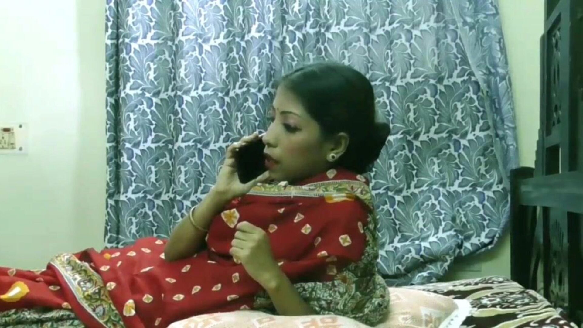 Indian lewd unsatisfied wifey having lovemaking with BA pass caretaker:: With clear Hindi audio