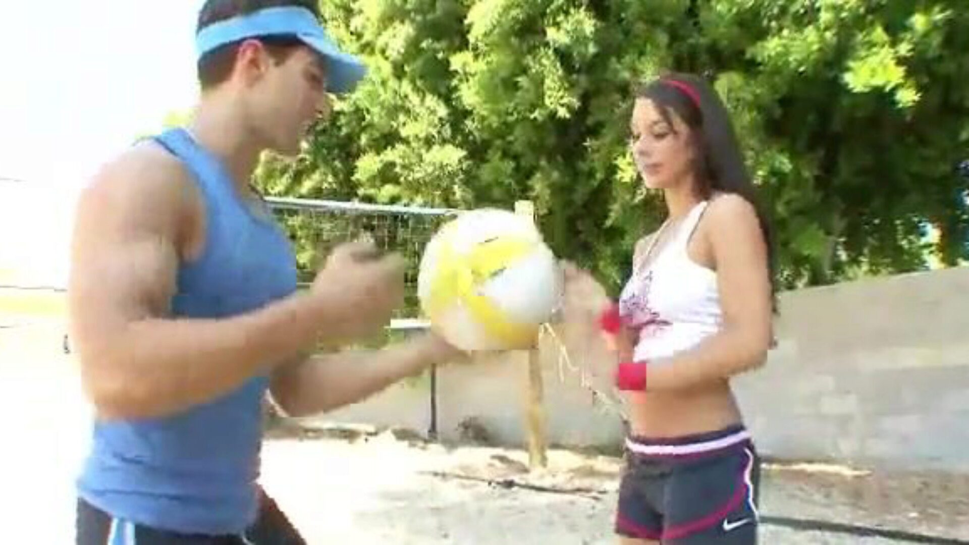 Barbie doll Mya Nichole acquires her wet crack and wazoo stuffed hard by her volleyball coa