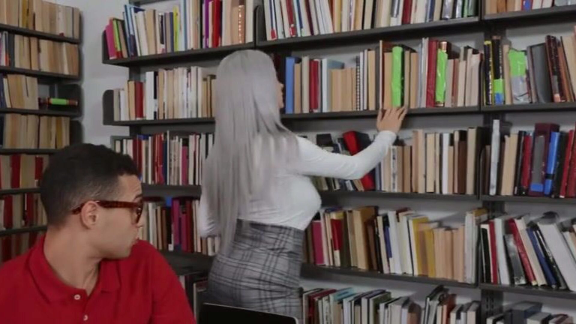 Biggest Naturals on White Haired Nerd Library Fanatic As we all know everyone who showcases up at a library is a Fanatic and a Total Nerd, which is why it was kinda surprising to watch this chick go full-on slut during the time that there!