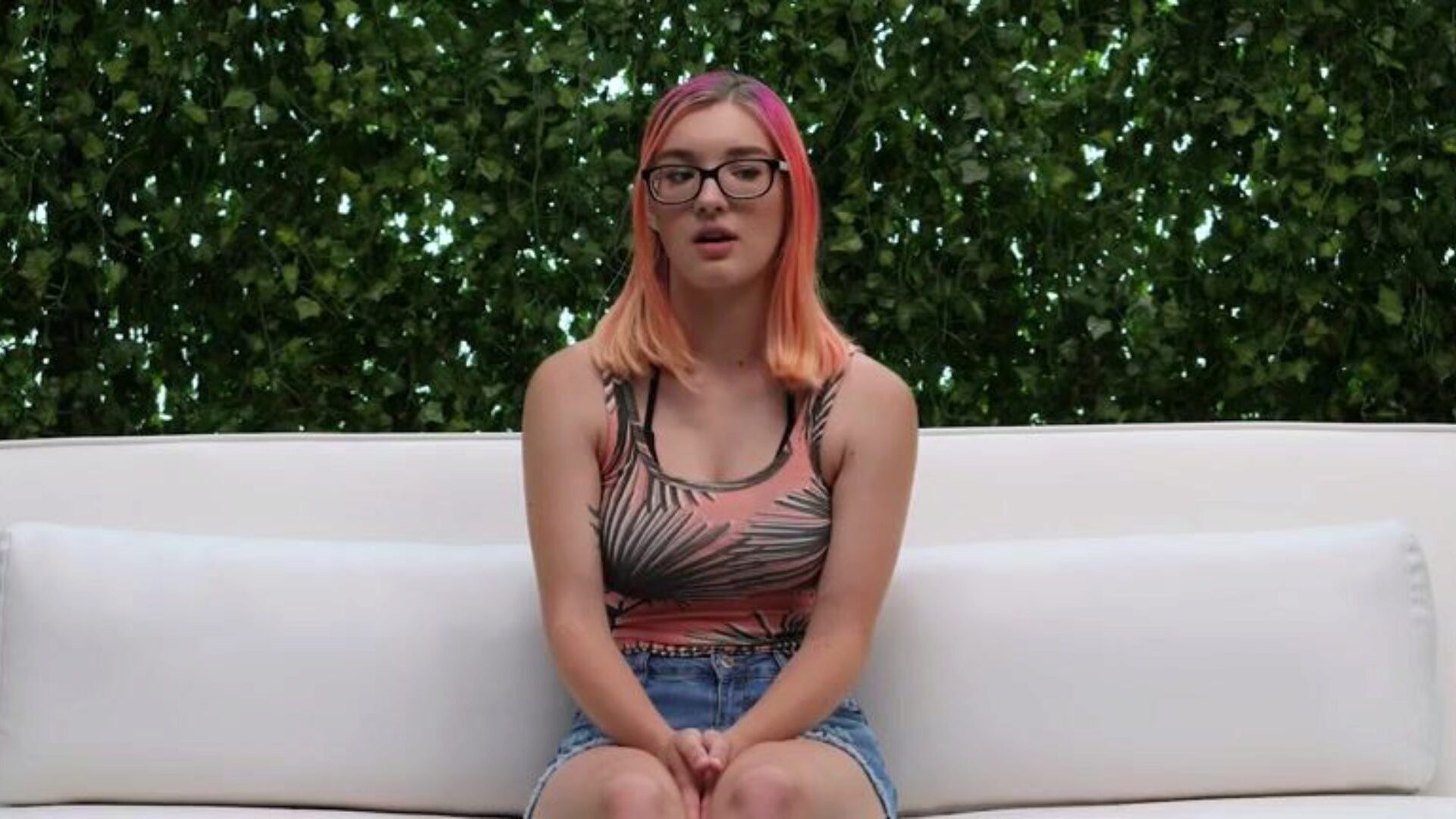 Nerdy Hotty with Rainbow Hair Casted POV U know a slut be a Total Geek when u watch her Nerd-Alert Glasses popped right on her face! Luckily that playgirl was not solely into sci-fi but schlong too
