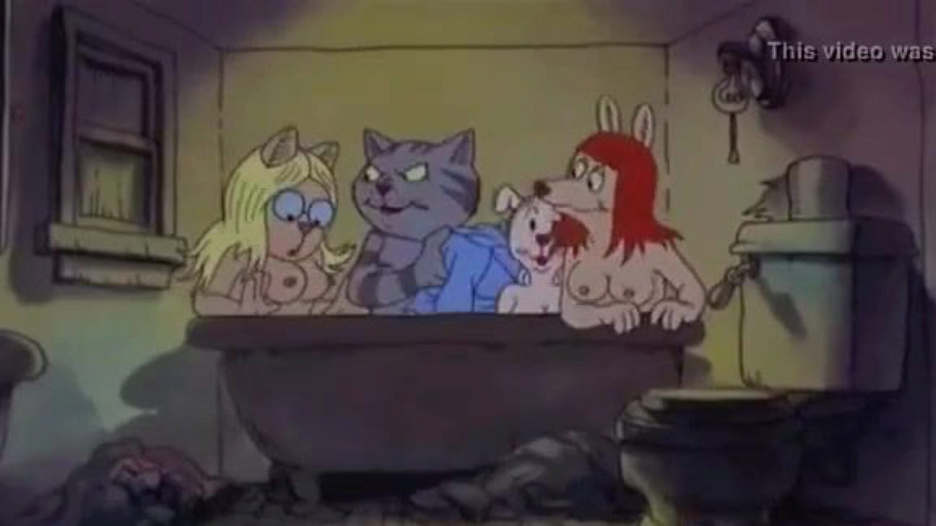 Fritz the Cat (1972): Bathtub Fuckfest (Part 1)