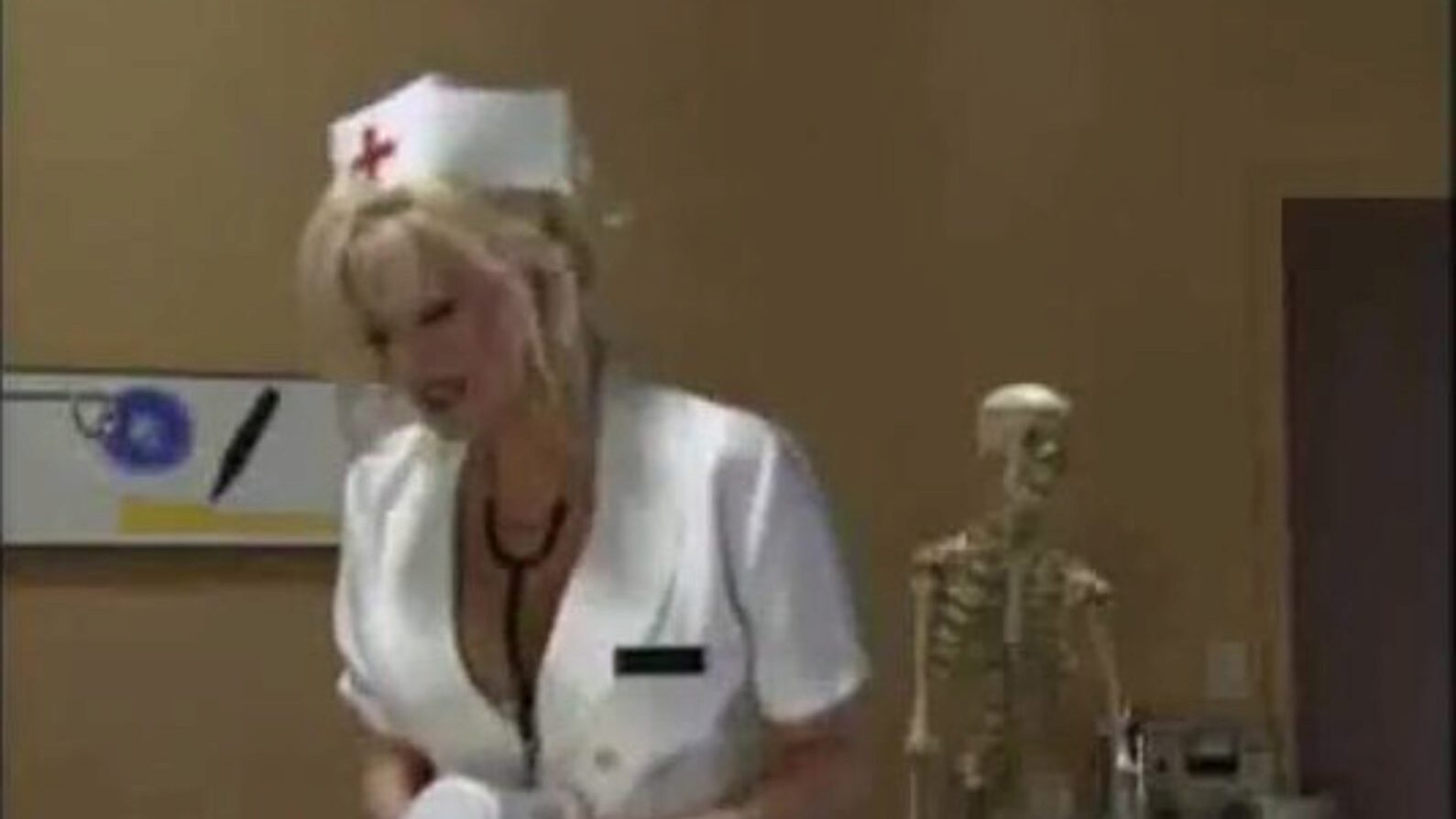 Sexy nurse needs a example
