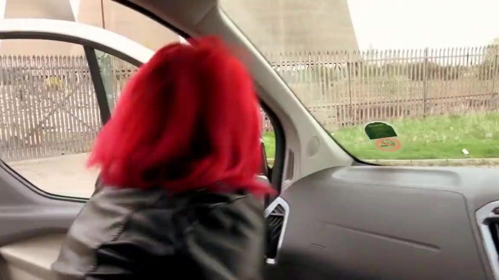Real Pickup Episode: Slutty British Hitchhiker Redhead Receives Wicked - Jasmine James