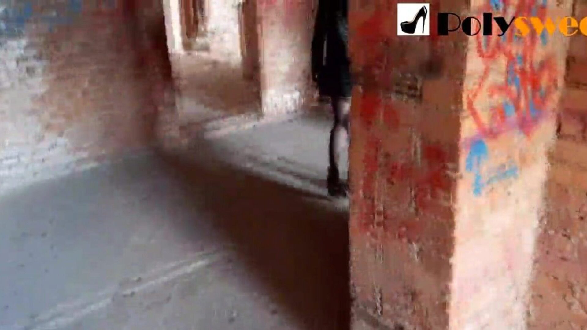 Fucked her BF in an abandoned mansion (Pegging)