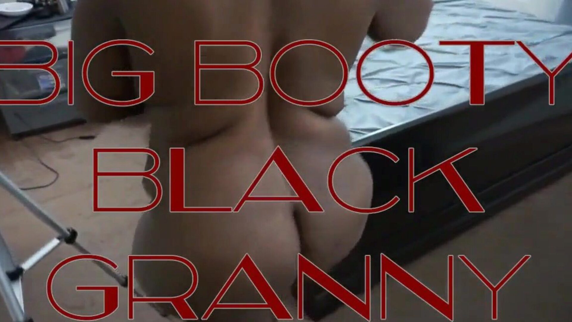 Big Booty Black Granny Black Granny nabywa godnego pompowania z BBC