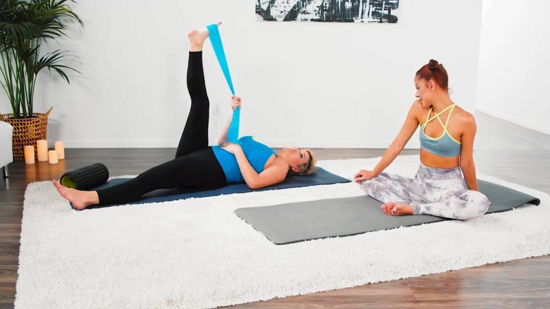 MommysGirl Vanna Bardot has a Hardcore Fingering Yoga Training with Hot MILF Ryan Keely