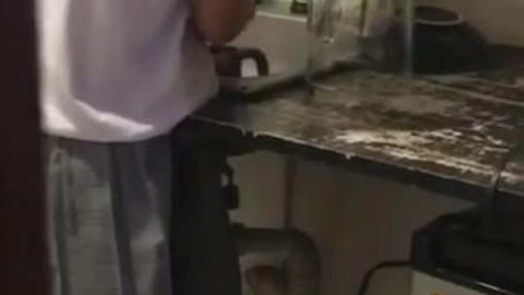 Quickie Sex 'cuz Nobody’s Home, Latin Teen College Girl Fucks whilst this babe Washes Dishes/ Vol 1