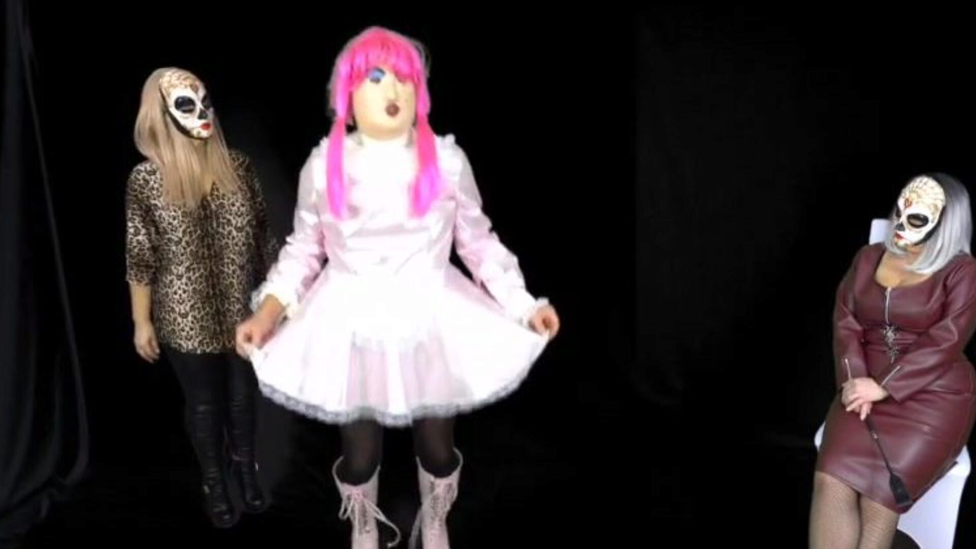 Mistress Terie Breaks In Her Pretty Femdom Sissy Maid Mistress Terie Feminizes her Femdom Bisex Sissy Maid in a marvelous rosy maid out and then cracks him in with her ding-dong including a lovely grease discharged and some beautiful rosy sissy footwear .