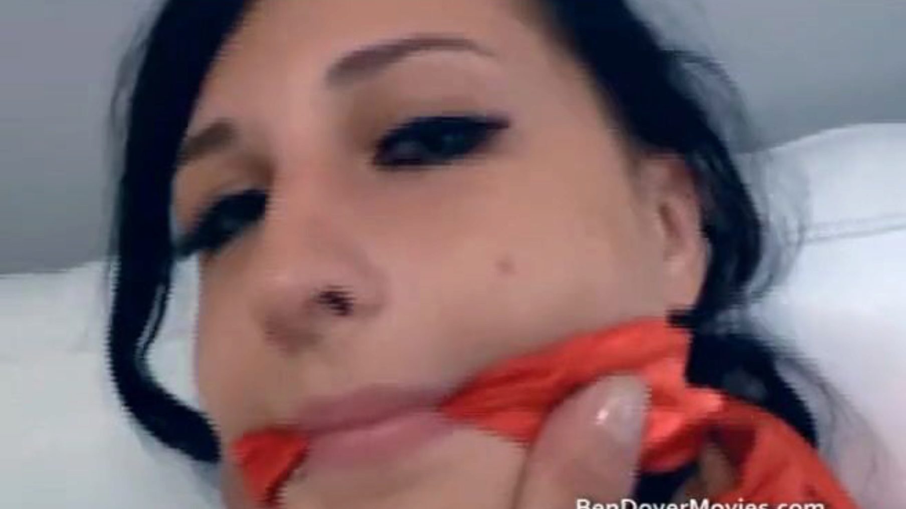 Bound teen gags and fucked right into an asshole